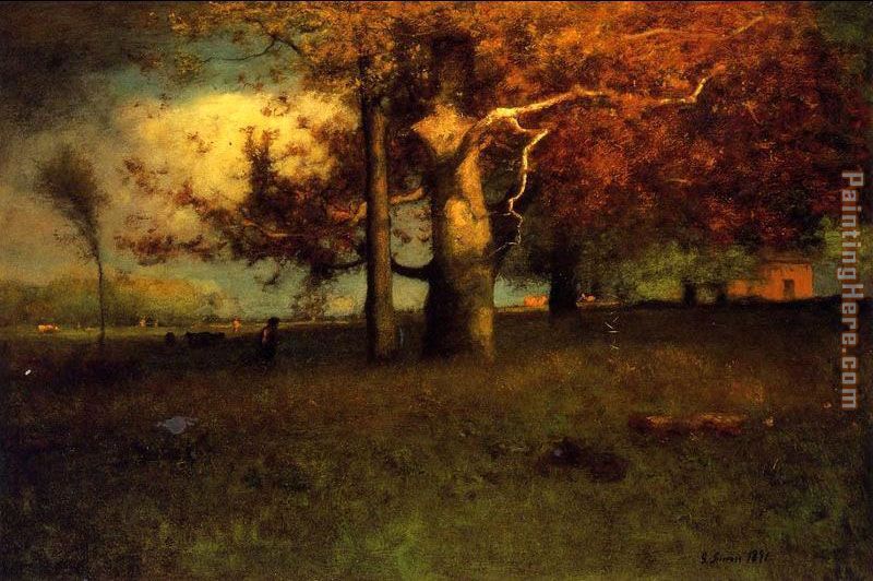 Early Autumn Montclair painting - George Inness Early Autumn Montclair art painting
